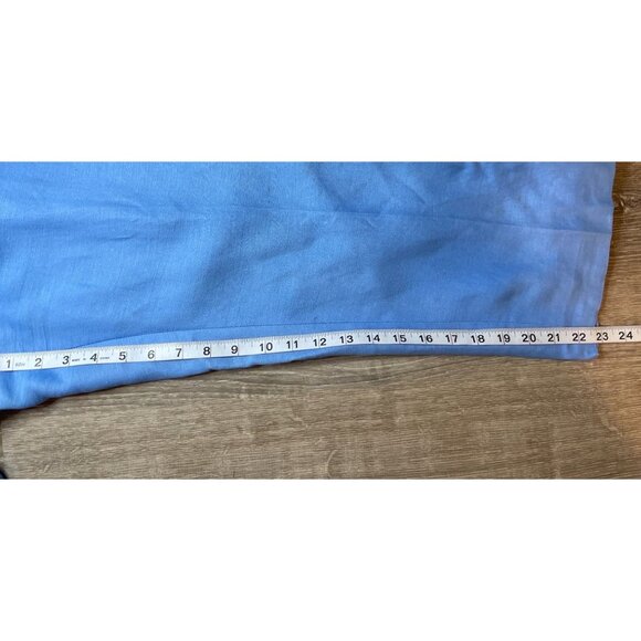 David N Blue Side Zip Ankle Linen Pants Sz 8 - Picture 11 of 12